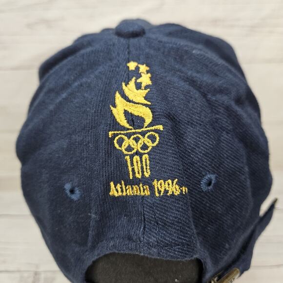 Vintage 1996 Atlanta Olympics Hat Cap Strapback Summer Games 90s Phat Farm Hat - Picture 5 of 8